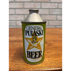 Pulaski Brewing Company General Pulaski Beer Cone Top Can Collectible 1970s