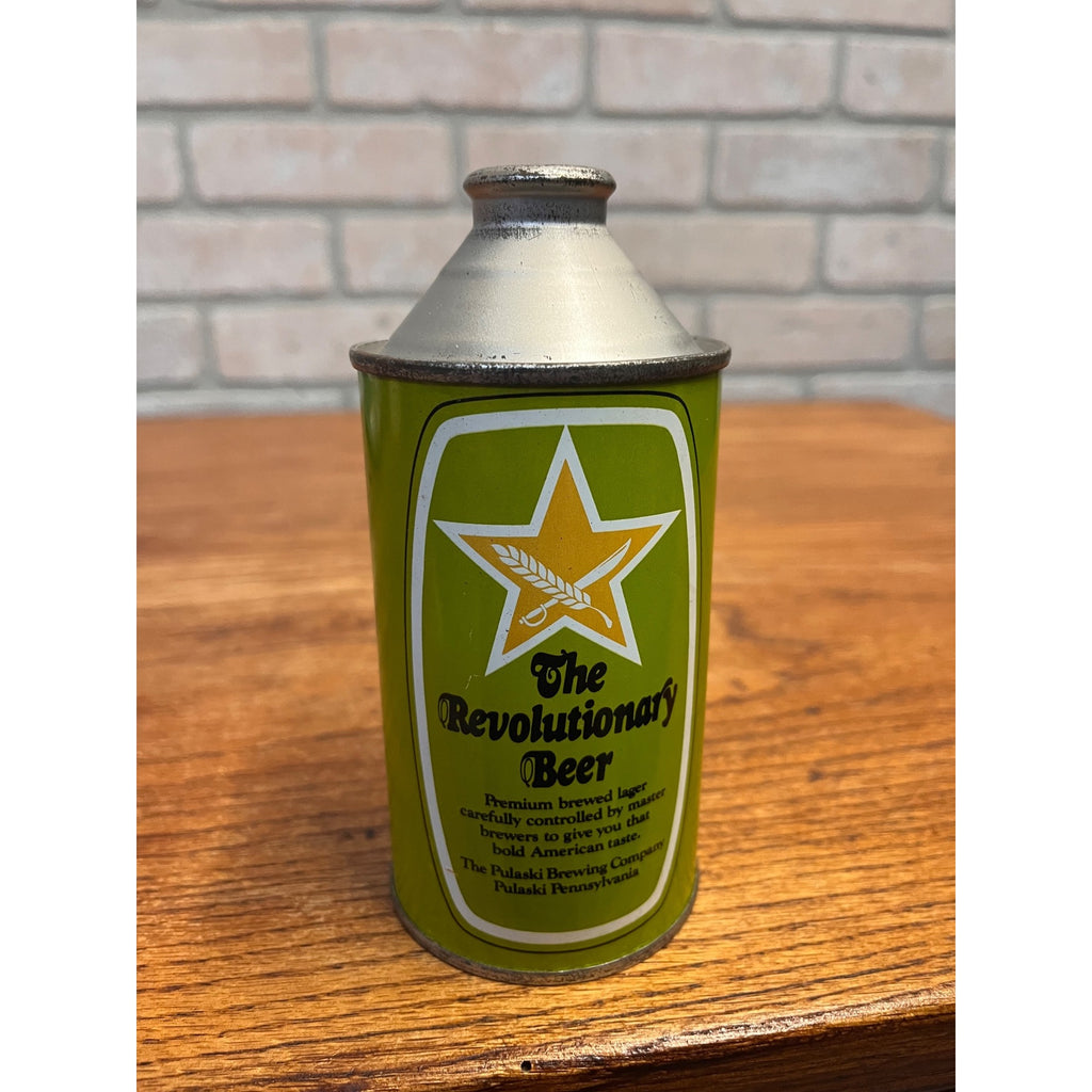 Pulaski Brewing Company General Pulaski Beer Cone Top Can Collectible 1970s