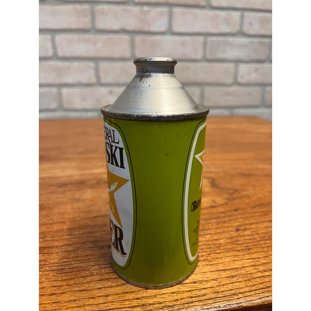Pulaski Brewing Company General Pulaski Beer Cone Top Can Collectible 1970s