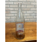 Vintage 32 Fluid Ounces Cal Beverages Glass Soda Bottle Binder Beverages Oshkosh, WI