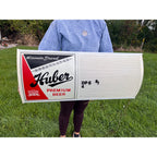 RARE Vintage Huber Premium Beer Lighted Menu Board Sign Bar Monroe WI Wis