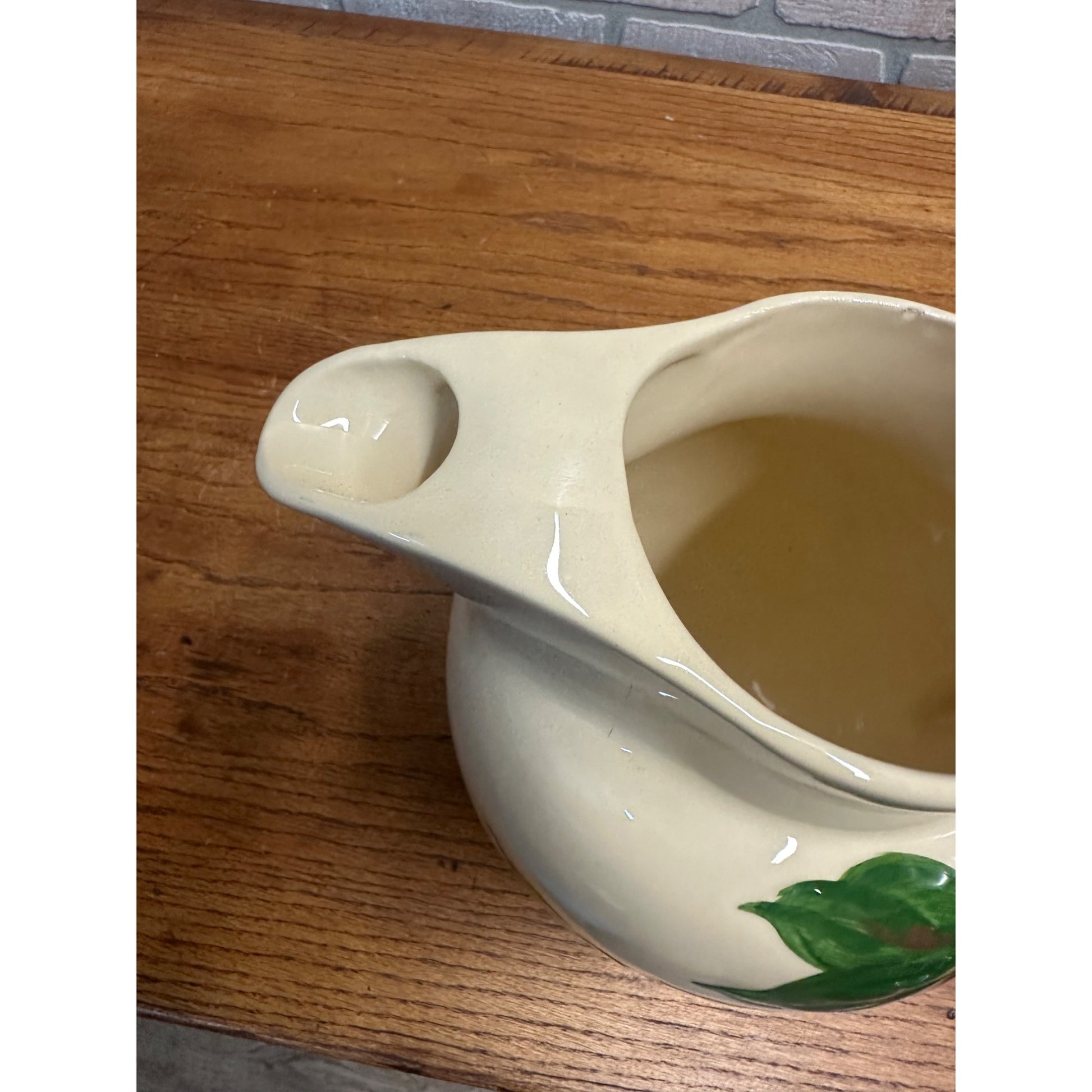 Vintage Franciscan Apple Ware 64 oz Water Pitcher With Ice Lip - USA