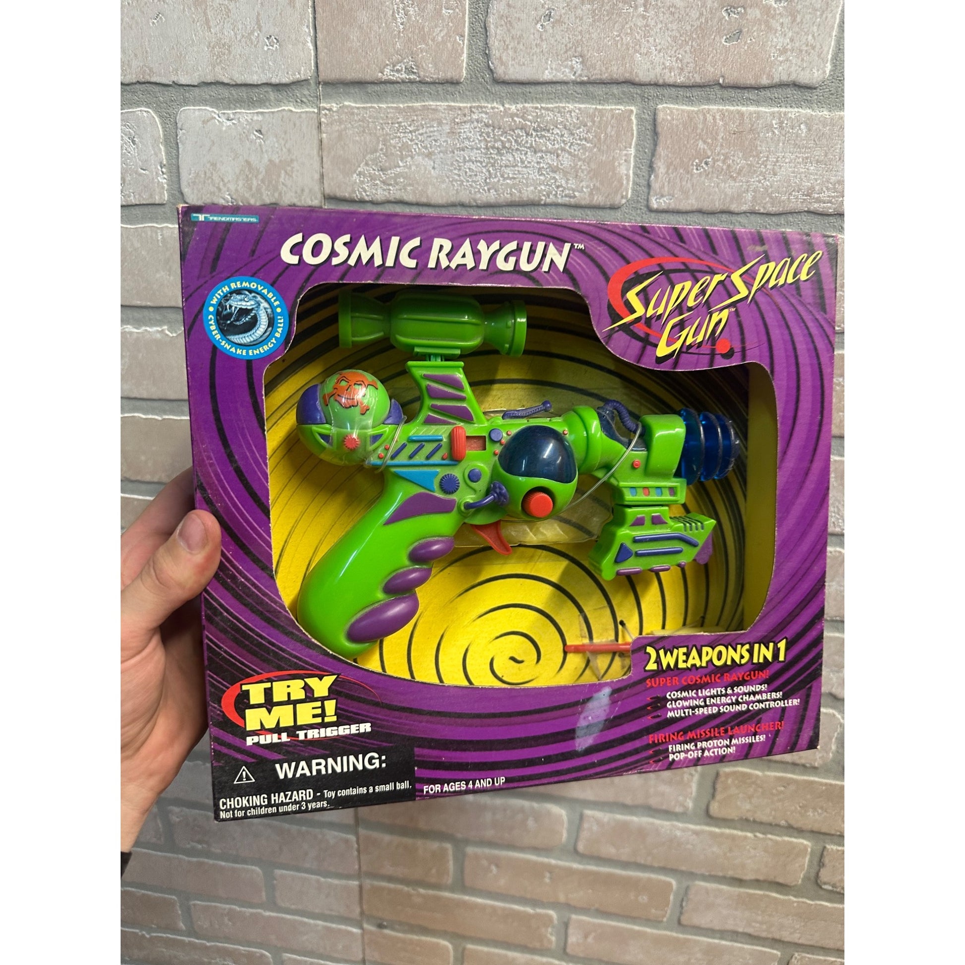 Vintage Super Space Cosmic Raygun Toy NEW 1997 Trendmasters