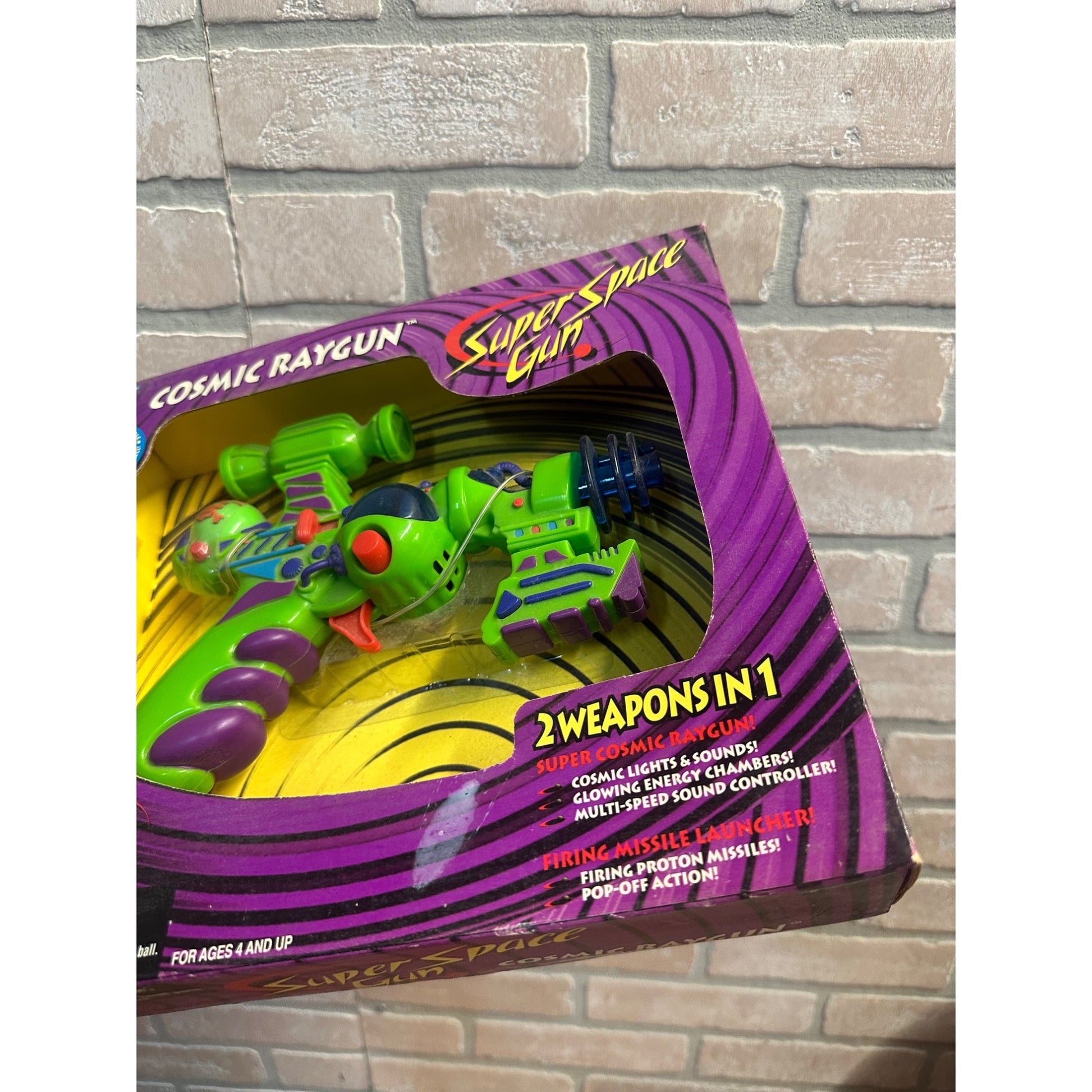 Vintage Super Space Cosmic Raygun Toy NEW 1997 Trendmasters