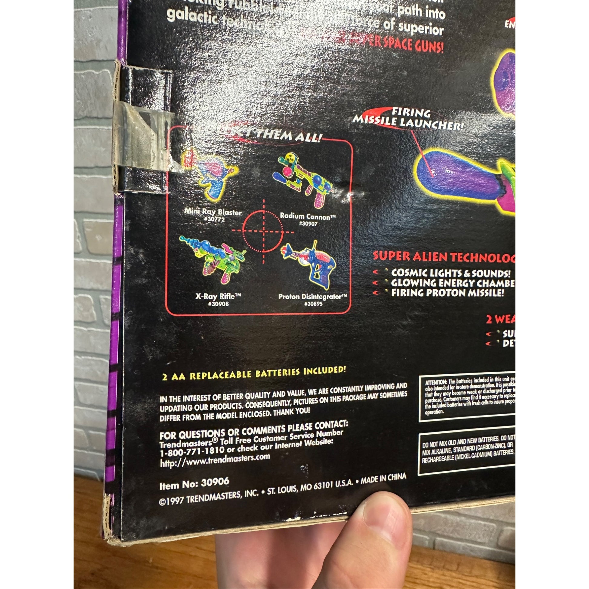 Vintage Super Space Cosmic Raygun Toy NEW 1997 Trendmasters