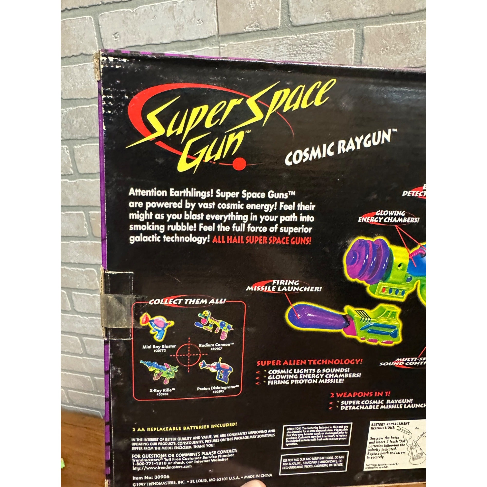 Vintage Super Space Cosmic Raygun Toy NEW 1997 Trendmasters