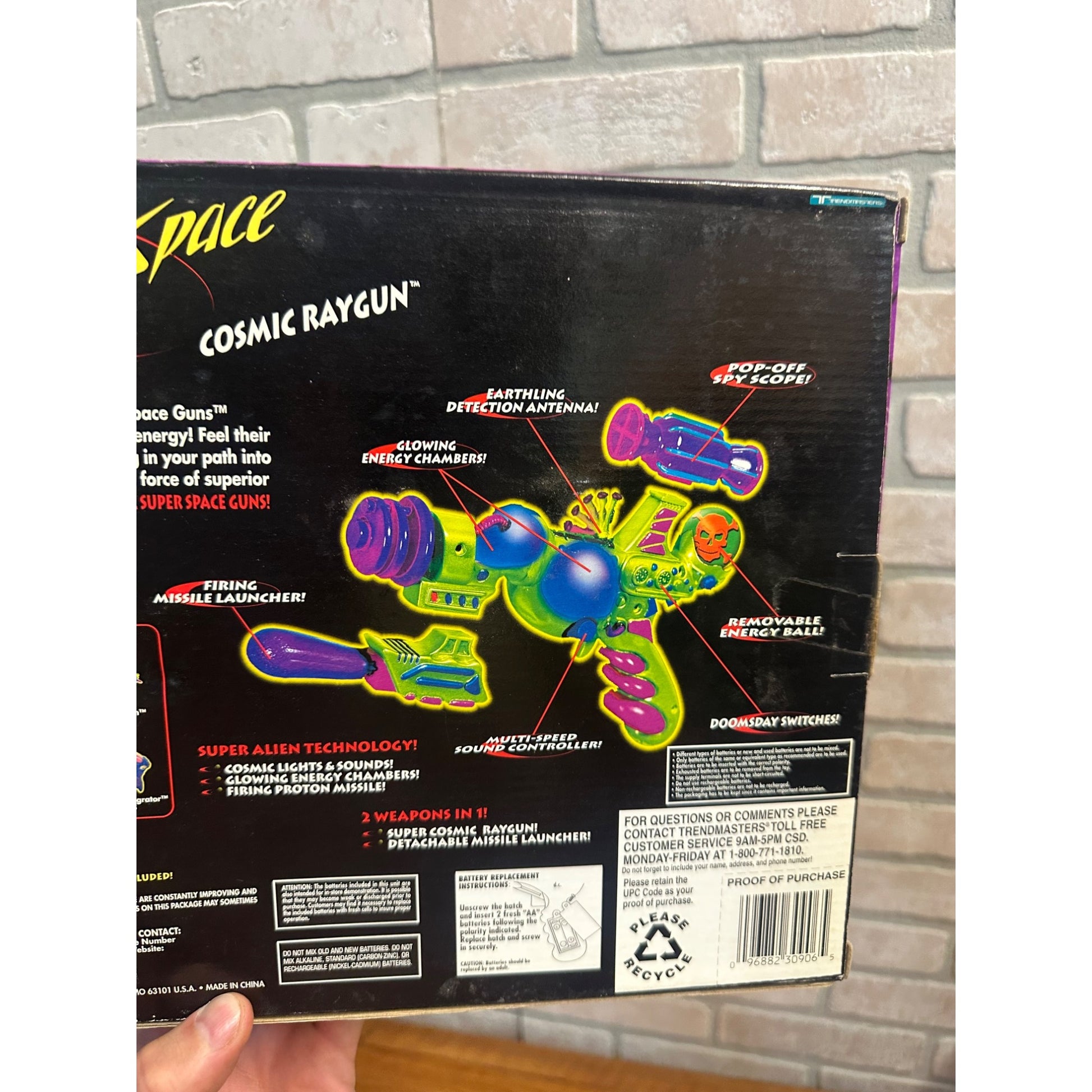 Vintage Super Space Cosmic Raygun Toy NEW 1997 Trendmasters