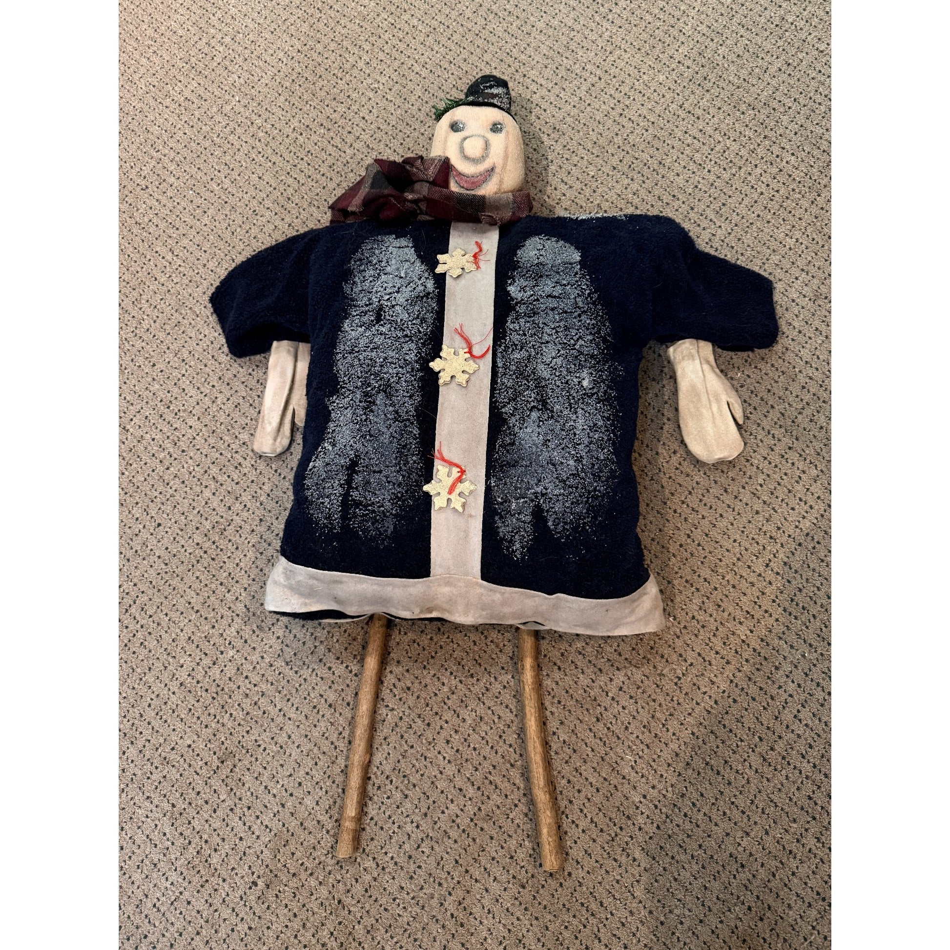 Primitives by Kathy Snowman Door / Wall Hanger Figure Debbie Bryan Collection