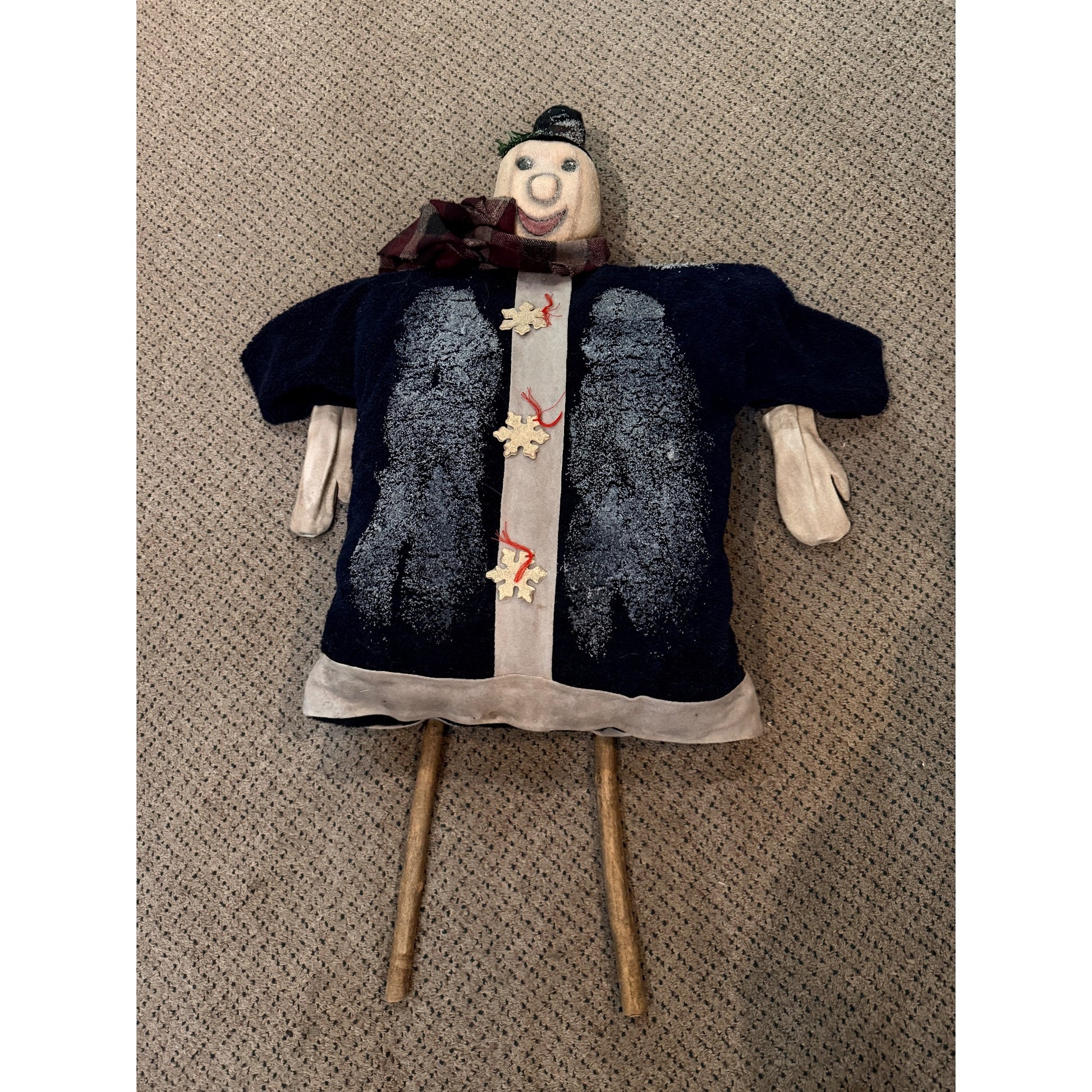 Primitives by Kathy Snowman Door / Wall Hanger Figure Debbie Bryan Collection