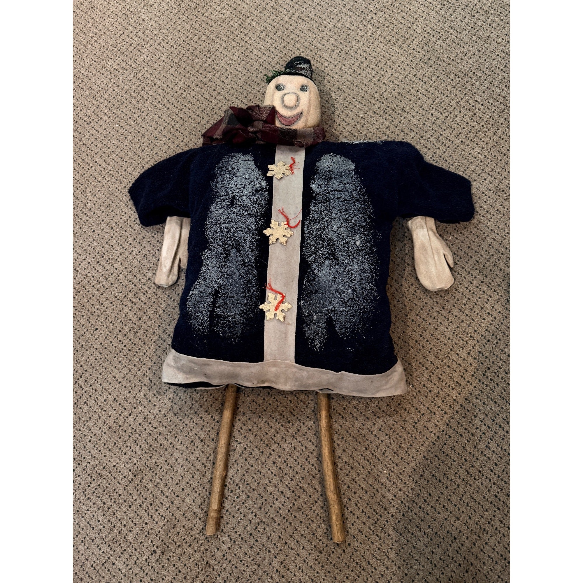 Primitives by Kathy Snowman Door / Wall Hanger Figure Debbie Bryan Collection