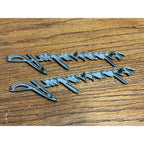 Vintage Nash AMC Ambassador Emblem Badges Script Lot (2) OEM Original Parts