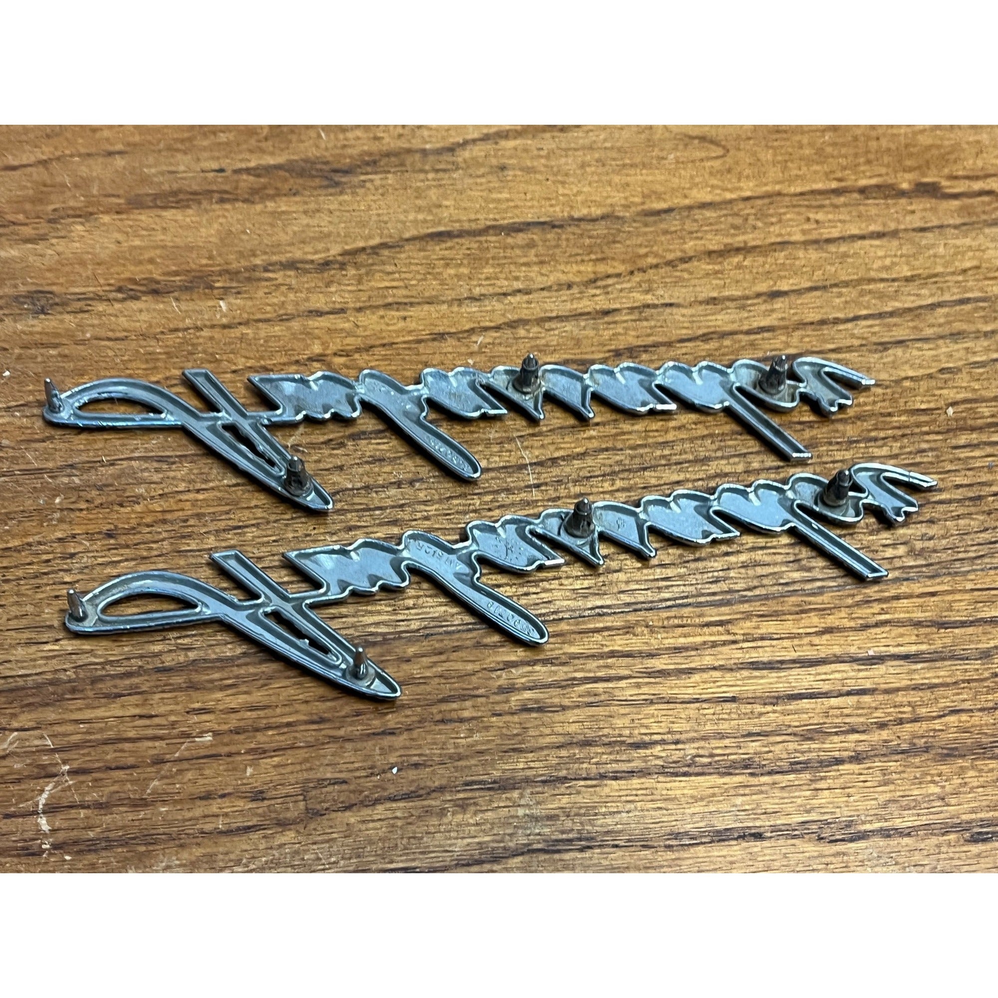 Vintage Nash AMC Ambassador Emblem Badges Script Lot (2) OEM Original Parts