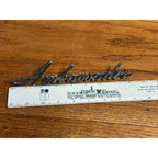 Vintage Nash AMC Ambassador Emblem Badges Script Lot (2) OEM Original Parts