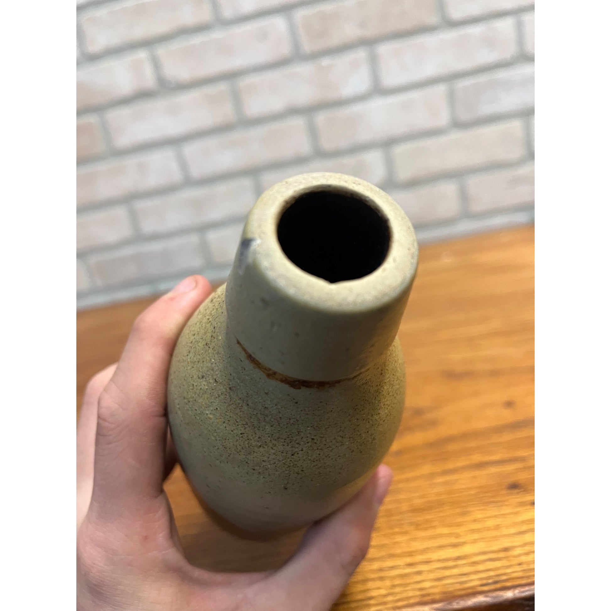 Antique 1800s GRISBAUM & KEHREIN Milwaukee Wis. Clay Stoneware Beer Bottle