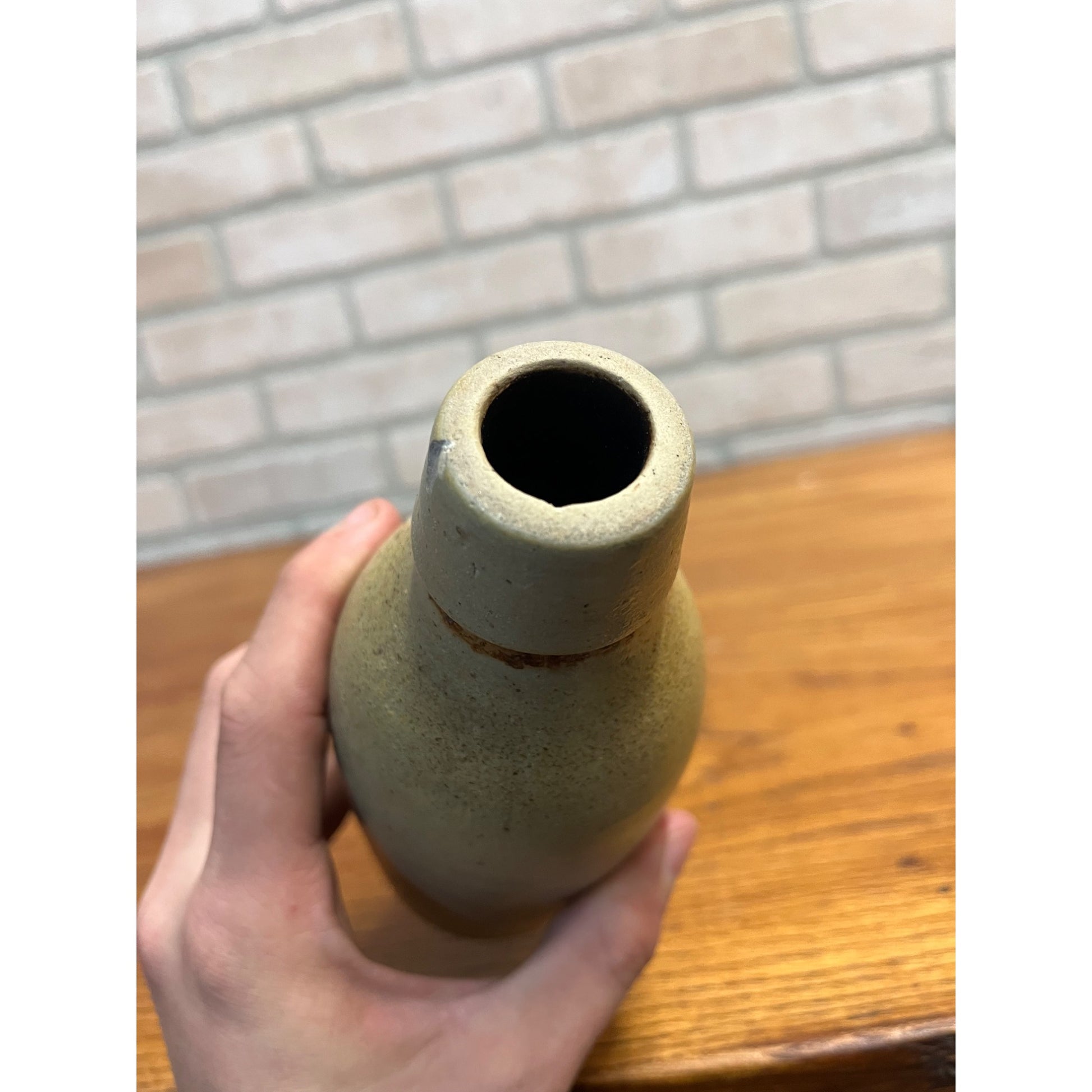 Antique 1800s GRISBAUM & KEHREIN Milwaukee Wis. Clay Stoneware Beer Bottle