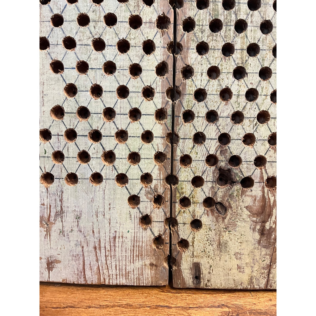 Antique Chinese Checkers Game Board Circa 1910 Folk Art Primitive American