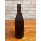 Pre-Prohibition Wm. Weber Grafton, Wis. Wisconsin Embossed Beer Bottle Amber