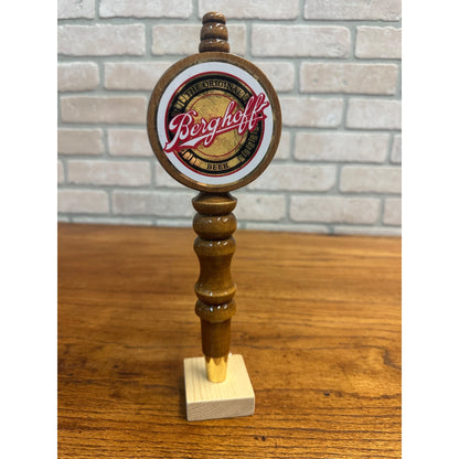 Vintage Berghoff Original Wooden 10" Beer Tap Handle Bar Pub Tapper