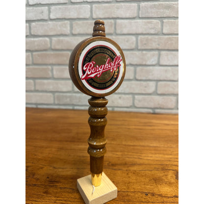 Vintage Berghoff Original Wooden 10" Beer Tap Handle Bar Pub Tapper