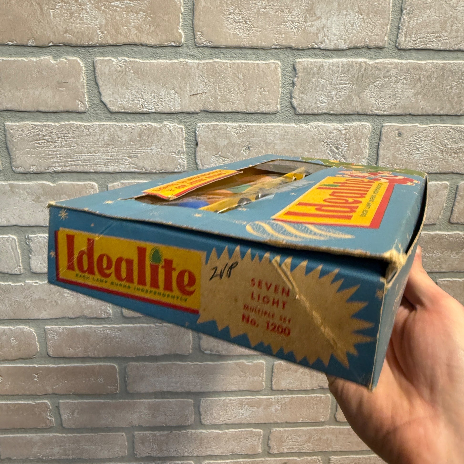 Vintage Christmas String Lights Xmas Box Decor Idealite