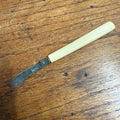 Vintage Antique Desk Scalpel Knife Ink Eraser W/ White Handle