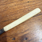 Vintage Antique Desk Scalpel Knife Ink Eraser W/ White Handle