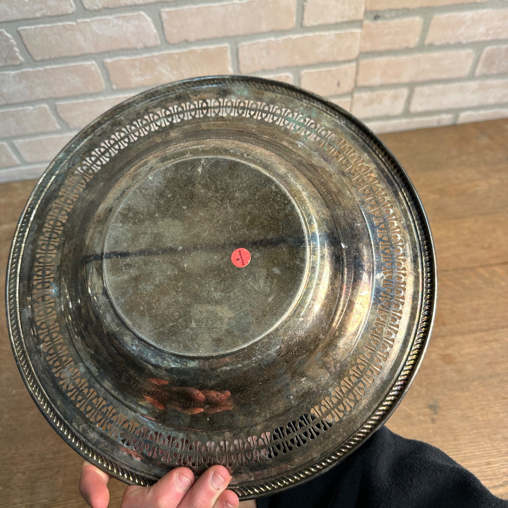 Vintage Prudential Insurance 1968 Sales Award Silver Plate Bowl Dish Advertising