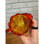 Vintage L.E. Smith Amberina Sugar & Creamer Set - Pair