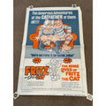 Vintage 1975 FRITZ THE CAT NINE LIVES Cartoon Original Movie Poster 27x41