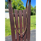 Antique Primitive Wooden Snow Sled Original Red Paint Primitive Folk Art Cabin Lodge Decor
