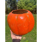Antique German Halloween Jack o' Lantern JOL HUGE LARGE Unusual 9" Vintage