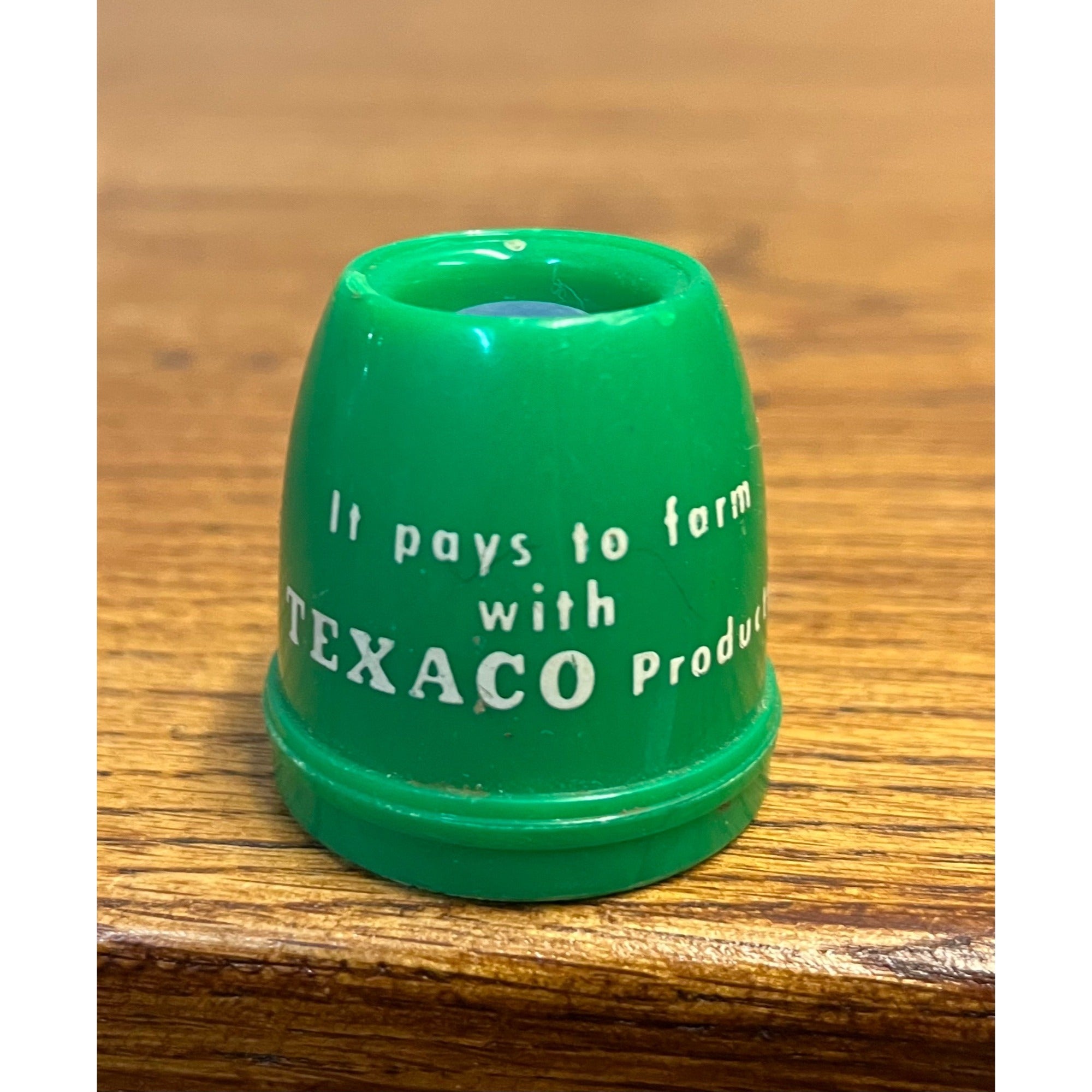 Vintage Texaco Gas Service Station Oil Advertising Bottle Seal Cap Cover