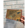 Vintage Cuban Seal Wooden Cigar Box Factory No. 401 1st District Wis. 50 Wisconsin