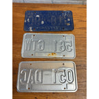 Vintage Lot of Three (3) Kentucky State License Plates 1969, 2003, 2007