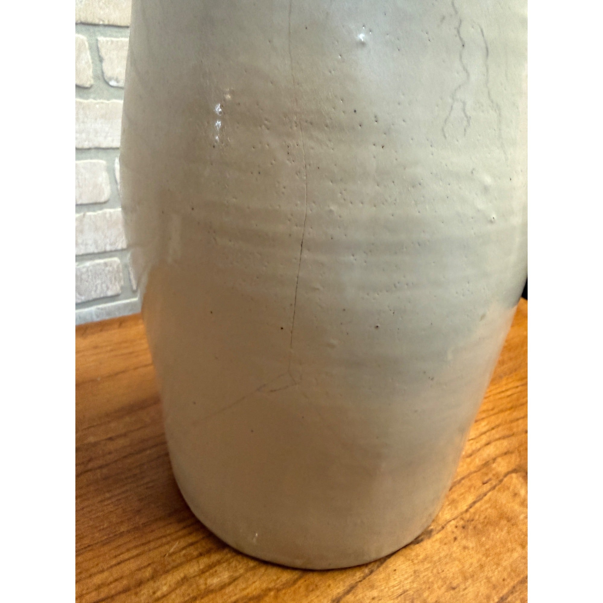 5 Gallon Red Wing Butter Churn W/ Lid and Handle Hairline Cracks - As-Is