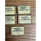 Vintage 1930s Dewitts Pills Kidney Pharmacy Medicine Boxes NOS FULL Lot (5)