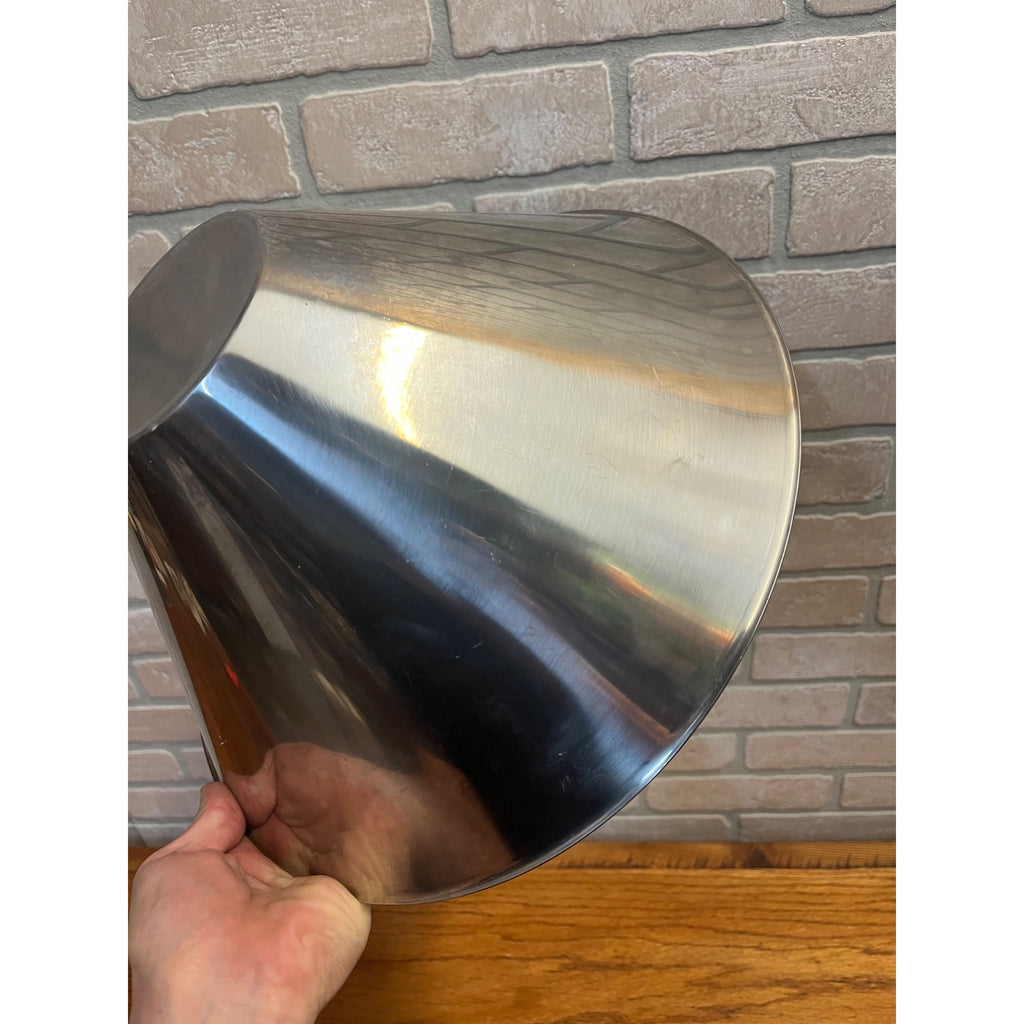 Vintage 1960s MCM Gabis Stainless Steel Salad Bowl & Serving Utensils Swedish