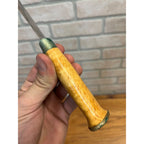 Vintage J. Marttiini Finland Fish Knife w/ Sheath 8.5" Elk or Reindeer Sled