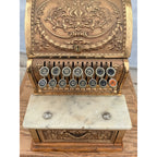 Antique 1900s Brass National Cash Register NCR $1 Candy Store Barber Shop #313
