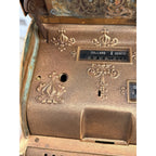 Antique 1900s Brass National Cash Register NCR $1 Candy Store Barber Shop #313