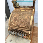 Antique 1900s Brass National Cash Register NCR $1 Candy Store Barber Shop #313