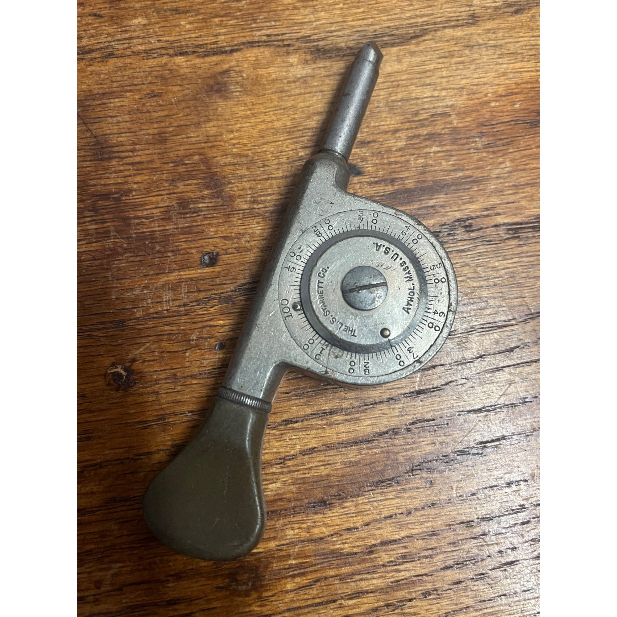 Vintage L. S. Starrett No. 107 Registering Speed Indicator Machinist Tool