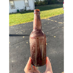 Vintage Pre-Pro Cream City Brewing Co. Amber Brown Beer Bottle Milwaukee Wis
