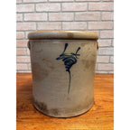 Red Wing Stoneware 4 Gallon Crock Salt Glazed Bee Sting Cobalt Design