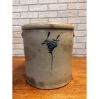 Red Wing Stoneware 4 Gallon Crock Salt Glazed Bee Sting Cobalt Design