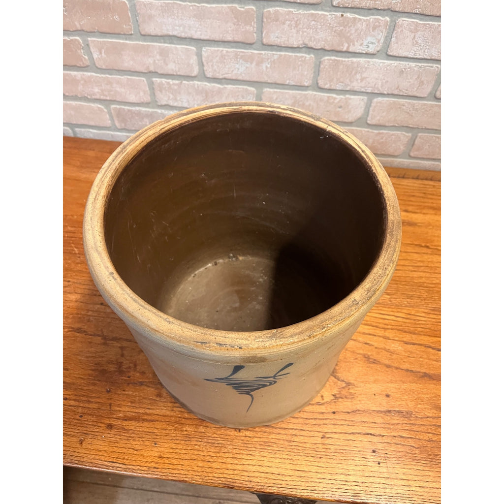 Red Wing Stoneware 4 Gallon Crock Salt Glazed Bee Sting Cobalt Design