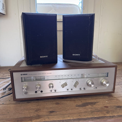 Estate Liquidation Special - Yamaha CR-620 Stereo Receiver System W/ Sony Speakers