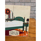 Vintage Granitoid Enamel Paint Advertising Retail Store Countertop Display Sign
