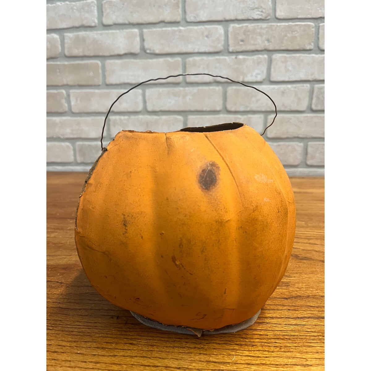 Antique Original Large German Halloween 7.5" Jack O' Lantern JOL Vintage