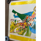 RARE Vintage 1960s 7UP Uncola Poster Kim Whitesides Beatles Un & Un Is Too